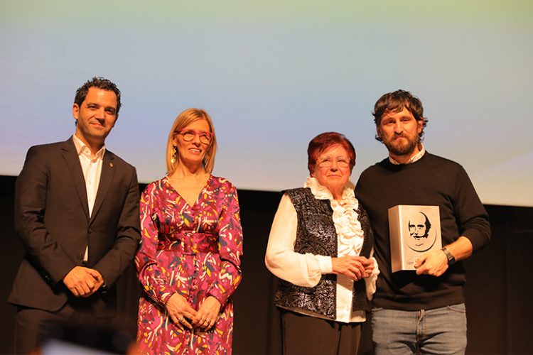 Sagredo con Raúl Arévalo Premio Especial IX Festival Antonio Ferrandis de Paterna